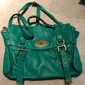 Green Mulberry purse